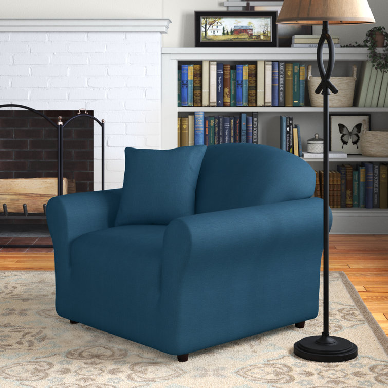 Andover Mills™ Box Cushion Armchair Slipcover & Reviews Wayfair